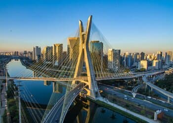 Imagem da rota de Rio de Janeiro, RJ para São Paulo, SP